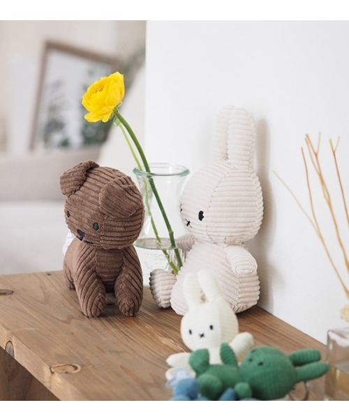 Miffy（ ミッフィー）の「スナッフィー コーデュロイ ぬいぐるみ 17cm（おもちゃ・キッズ・ブラウン/ストーン/グレー・FREE）」の9枚目の写真