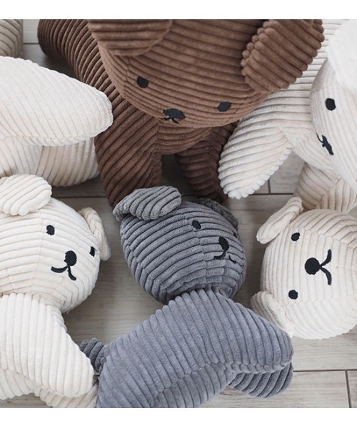 Miffy（ ミッフィー）の「スナッフィー コーデュロイ ぬいぐるみ 17cm（おもちゃ・キッズ・ブラウン/ストーン/グレー・FREE）」の12枚目の写真