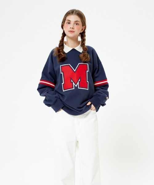 MAINBOOTH（メインブース）の「【MAINBOOTH 】Mロゴスウェットシャツ