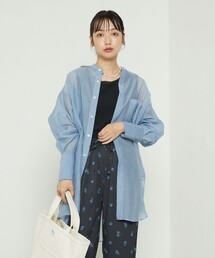 FREAK'S STORE | カラーシアービッグカフスシャツ(シャツ/ブラウス)