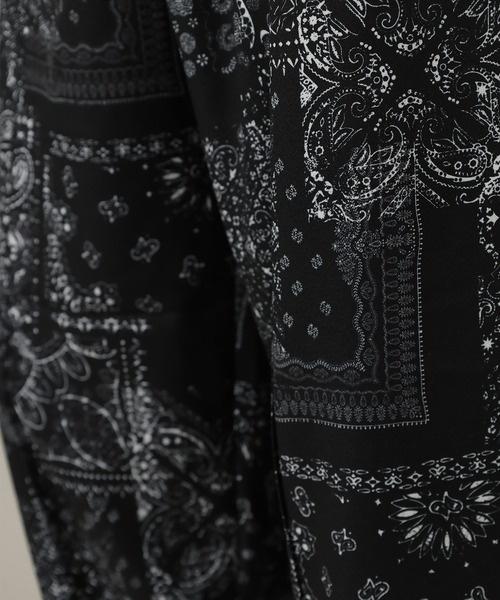 SlashDate（スラッシュデイト）の「総柄プリントとろみテーパードパンツ／ペイズリー・エスニック（その他パンツ・メンズ・ブラック系その他/ブルー系その他・M/L）」の12枚目の写真