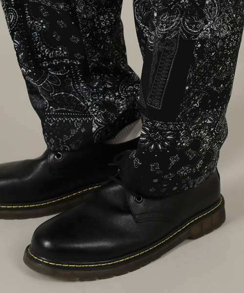 SlashDate（スラッシュデイト）の「総柄プリントとろみテーパードパンツ／ペイズリー・エスニック（その他パンツ・メンズ・ブラック系その他/ブルー系その他・M/L）」の11枚目の写真