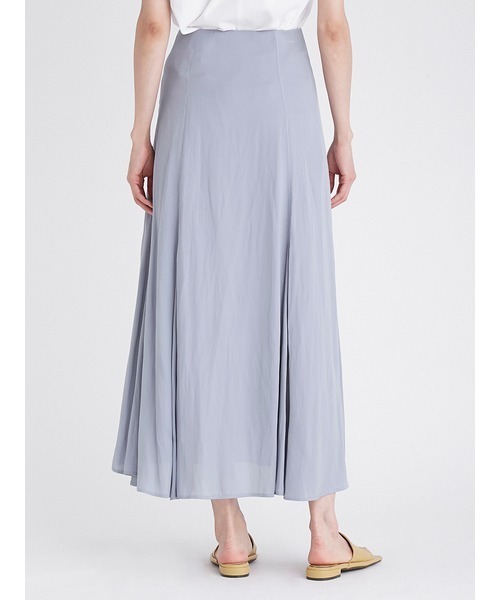 Mila Owen(ミラオーウェン)の「マチフレアステッチデザインナロースカート(スカート・レディース・マルチ/ブルー/チャコールグレー・1/0)」の14枚目の写真