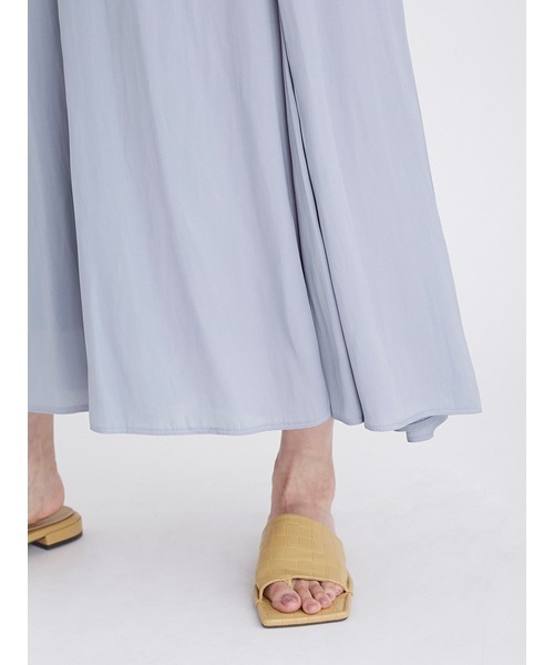 Mila Owen(ミラオーウェン)の「マチフレアステッチデザインナロースカート(スカート・レディース・マルチ/ブルー/チャコールグレー・1/0)」の9枚目の写真