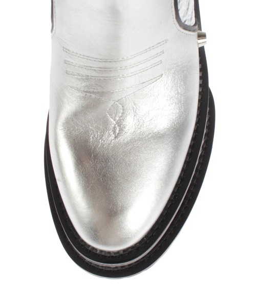 PAMEO POSE（パメオポーズ）の「Western Disco Boots Silver
