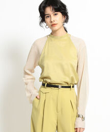 Ray BEAMS | Ray BEAMS / サテン ホルターネック キャミ ブラウス(シャツ/ブラウス)