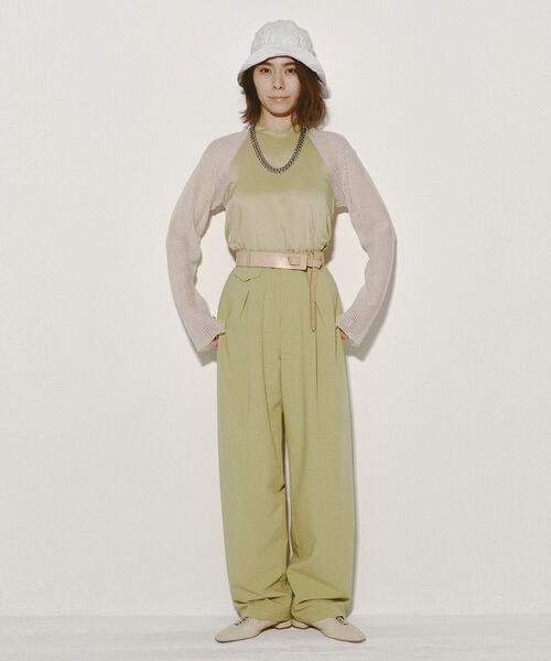 Ray BEAMS(レイビームス)の「Ray BEAMS / サテン ホルターネック キャミ ブラウス(シャツ/ブラウス・レディース・ダークブラウン/イエロー系その他5・ONE SIZE)」の21枚目の写真