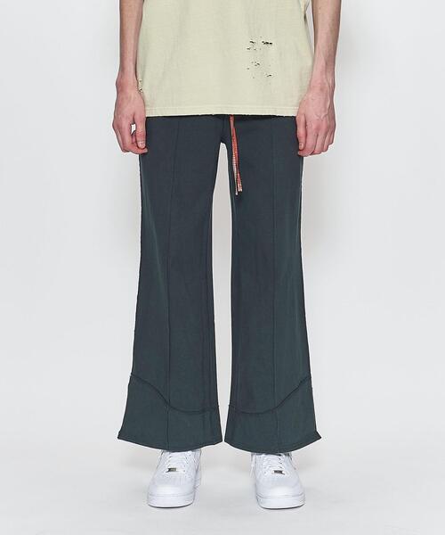 FACCIES(ファチーズ)の「<FACCIES> WIDE FLARE PT/フレアパンツ(その他パンツ・メンズ・ライトグレー/ブラック・1/2)」の1枚目の写真