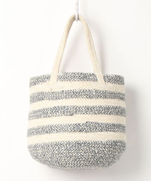 Lugnoncure(ルノンキュール)の「柄編みバッグ(トートバッグ・レディース・ブルー/ブラック・フリ-)」の6枚目の写真
