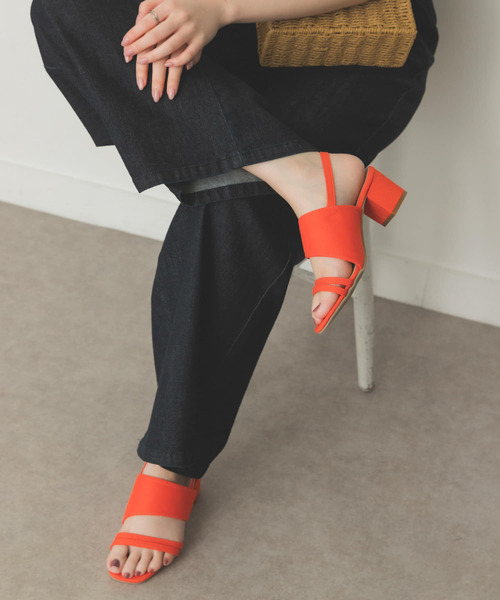 RODE SKO（ロデスコ）の「BERTA アシメトリーサンダル（サンダル・レディース・オレンジ/グリーン系その他/ブラウン系その他・38/36/37）」の4枚目の写真