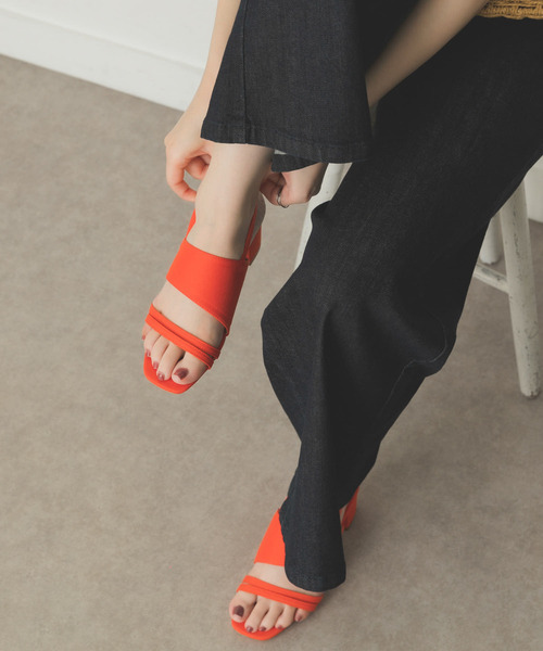 RODE SKO（ロデスコ）の「BERTA アシメトリーサンダル（サンダル・レディース・オレンジ/グリーン系その他/ブラウン系その他・38/36/37）」の9枚目の写真