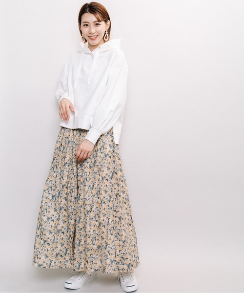 refinedworks（リファインドワークス）の「ショートフーディーPO（パーカー・レディース・オフホワイト/ベージュ/ブラック・M～Ｌ）」の14枚目の写真