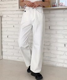 『muah muah/ムーアムーア』WIDE COTTON DENIM PANTS/ワイドコットンデニムパンツ
