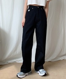 『muah muah/ムーアムーア』WIDE COTTON DENIM PANTS/ワイドコットンデニムパンツ