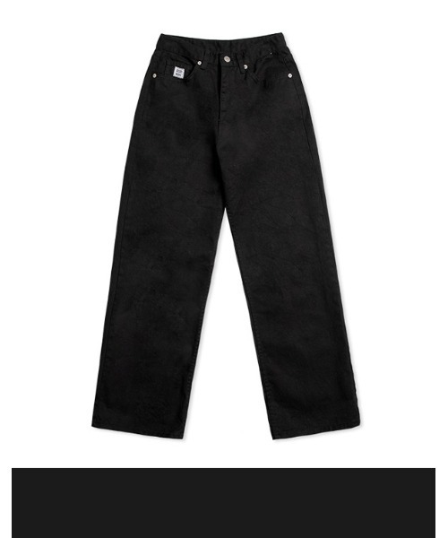 muah muah/ムーアムーア』WIDE COTTON DENIM PANTS/ワイド