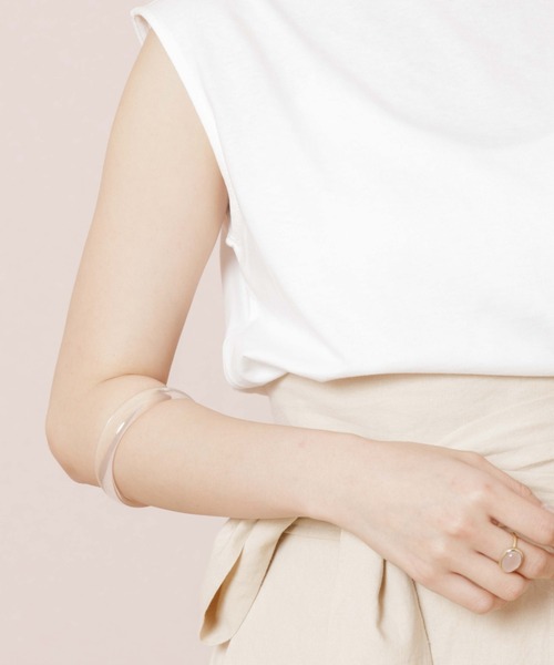 flower（フラワー）の「クリアリーバングル（バングル/リストバンド・レディース・ホワイト/クリア・FREE）」の5枚目の写真