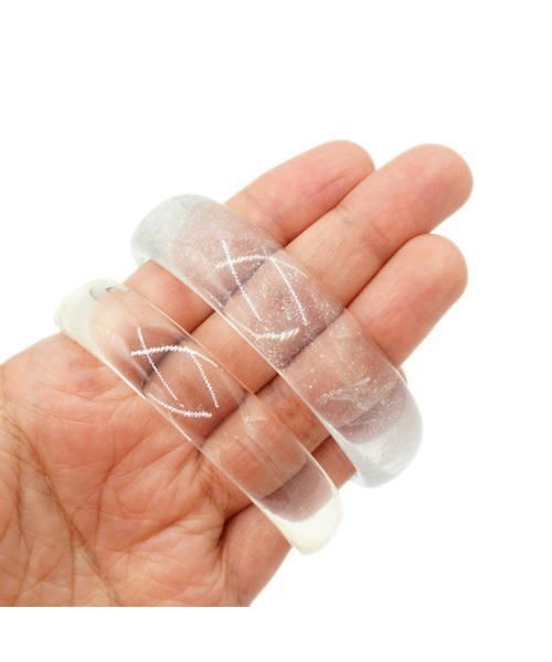 flower（フラワー）の「クリアリーバングル（バングル/リストバンド・レディース・ホワイト/クリア・FREE）」の15枚目の写真