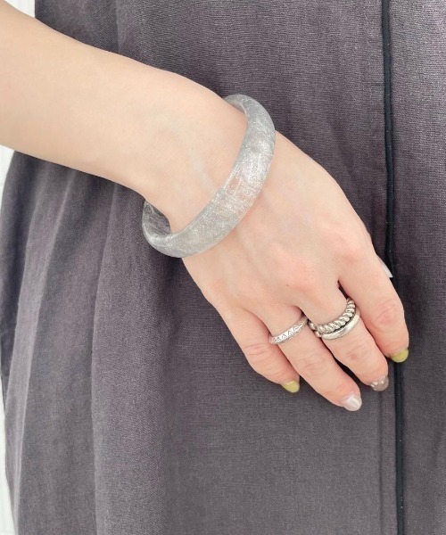 flower（フラワー）の「クリアリーバングル（バングル/リストバンド・レディース・ホワイト/クリア・FREE）」の16枚目の写真