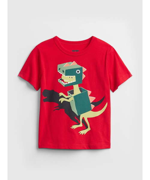 GAP（ギャップ）の「ミックス＆マッチ グラフィック ロゴtシャツ (幼児)（Tシャツ/カットソー・キッズ・ホワイト/ライトグレー/レッド/イエロー/ブラック・12-18M/18-24M/2 YRS/3 YRS/4 YRS/5 YRS）」の5枚目の写真