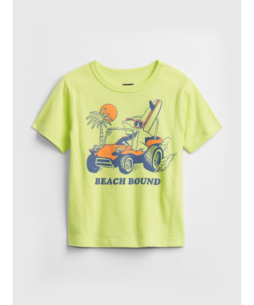 GAP（ギャップ）の「ミックス＆マッチ グラフィック ロゴtシャツ (幼児)（Tシャツ/カットソー・キッズ・ホワイト/ライトグレー/レッド/イエロー/ブラック・12-18M/18-24M/2 YRS/3 YRS/4 YRS/5 YRS）」の4枚目の写真