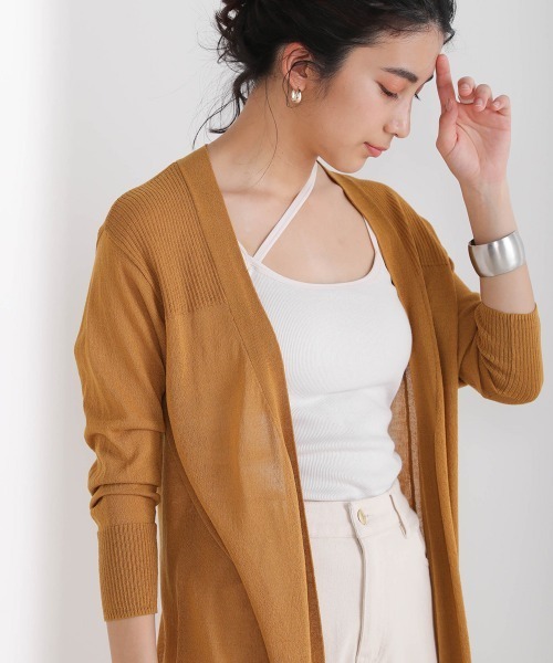 Bou Jeloud（ブージュルード）の「アシメコードカップ付きキャミ（キャミソール・レディース・ブラック/アイボリー/モカ/ラベンダー・ONESIZE）」の22枚目の写真