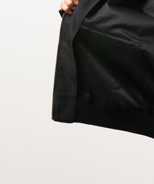 Secret Honey(シークレットハニー)の「フリルフード付きブルゾンMA1(MA-1・レディース・ブラック・MEDIUM)」の7枚目の写真