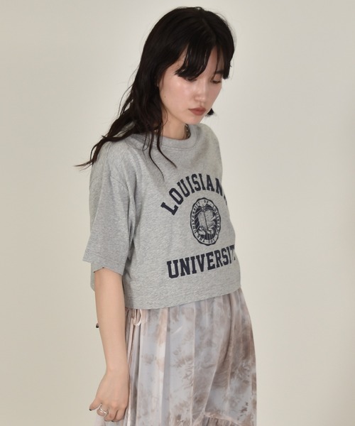 w closet（ダブルクローゼット）の「タイダイウエストサイドリボンティアードキャミワンピース（ワンピース・レディース・ライム/モカ・FREE）」の19枚目の写真