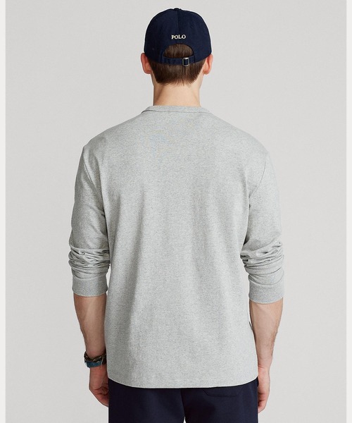 POLO RALPH LAUREN（ポロ ラルフ ローレン）の「クラシック フィット ジャージー ロングスリーブ Tシャツ（Tシャツ/カットソー・メンズ・グレー系・S/M/L/XL/XS/XXL）」の5枚目の写真