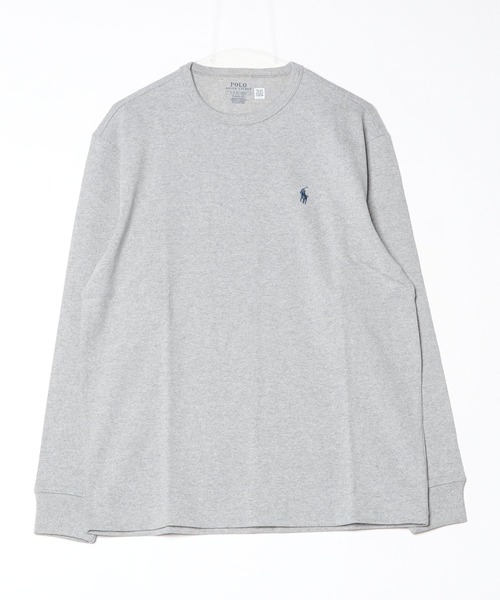 POLO RALPH LAUREN（ポロ ラルフ ローレン）の「クラシック フィット ジャージー ロングスリーブ Tシャツ（Tシャツ/カットソー・メンズ・グレー系・S/M/L/XL/XS/XXL）」の6枚目の写真