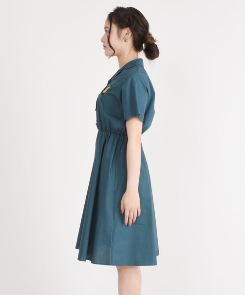 マリクワ　ワンピース MARY QUANTコラボ】シャツドッキングニットワンピース｜マーキュリー