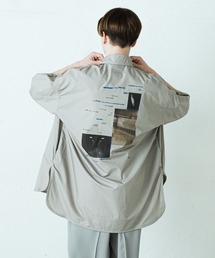 Lui's | 5分袖グラフィックプリントシャツ(シャツ/ブラウス)