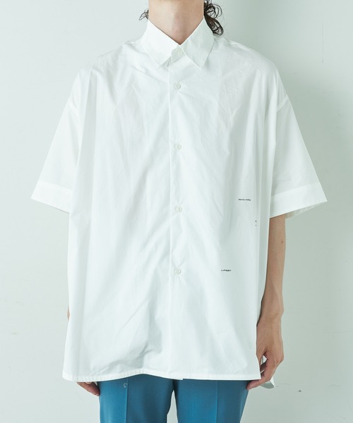 Lui's(ルイス)の「5分袖グラフィックプリントシャツ(シャツ/ブラウス・メンズ・グレー/ホワイト・FREE)」の12枚目の写真