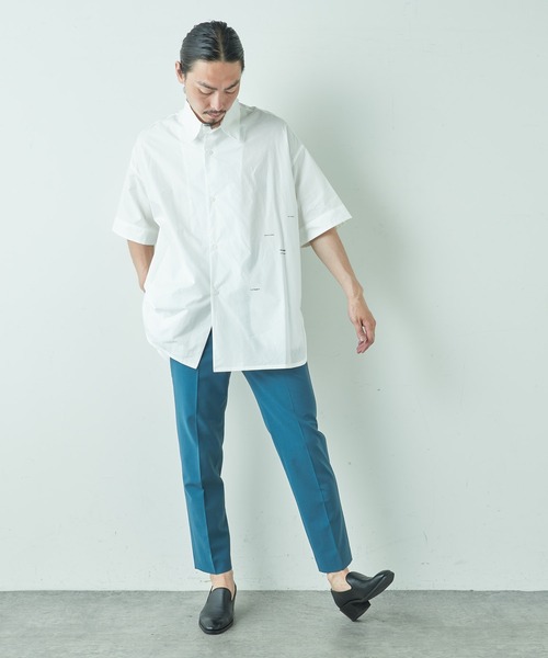 Lui's(ルイス)の「5分袖グラフィックプリントシャツ(シャツ/ブラウス・メンズ・グレー/ホワイト・FREE)」の22枚目の写真