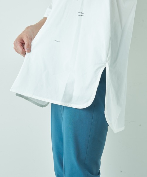 Lui's(ルイス)の「5分袖グラフィックプリントシャツ(シャツ/ブラウス・メンズ・グレー/ホワイト・FREE)」の18枚目の写真