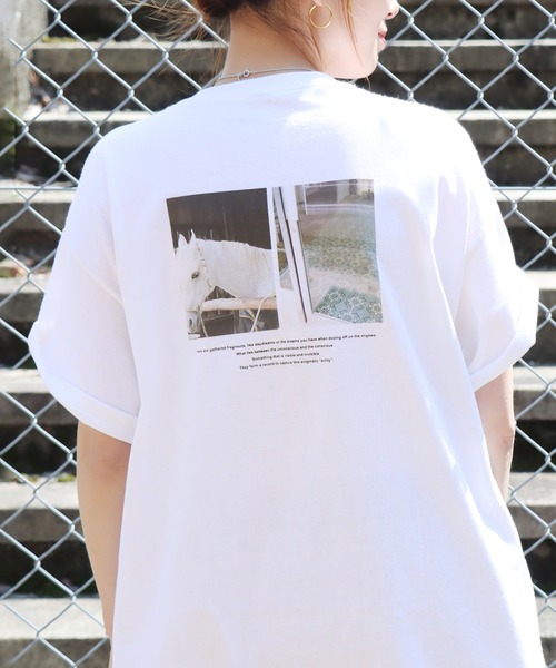 JOURNAL STANDARD（ジャーナルスタンダード）の「KEITA GOTO*JOURNAL STANDARDフォトTシャツ◆（Tシャツ/カットソー・レディース・ホワイト/ホワイト系その他/ホワイト系その他2/ブラック/ブラック系その他・L/XL）」の7枚目の写真