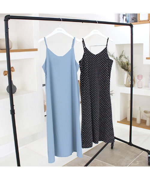 MODE ROBE(モードローブ)の「キャミワンピース(ワンピース・レディース・ブルー/ドット・FREE)」の21枚目の写真