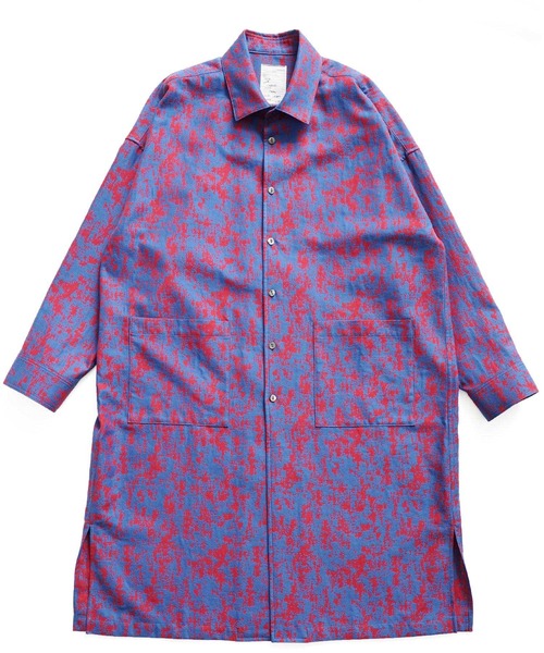 トップス SHAREEF BLURRED JQ LONG SHIRTS SHAREEF（シャリーフ）の「BLURRED JQ LONG SHIRTS（シャツ