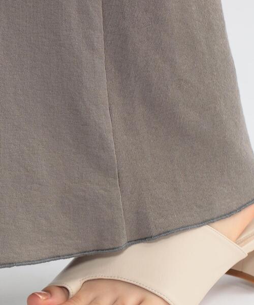 FEELING MADE（フィーリングメイド）の「FEELING MADE ドライタッチ バイカラーヘム サロペット（サロペット/オーバーオール・レディース・ブラック/ブラウン/グレー・MEDIUM/LARGE）」の19枚目の写真