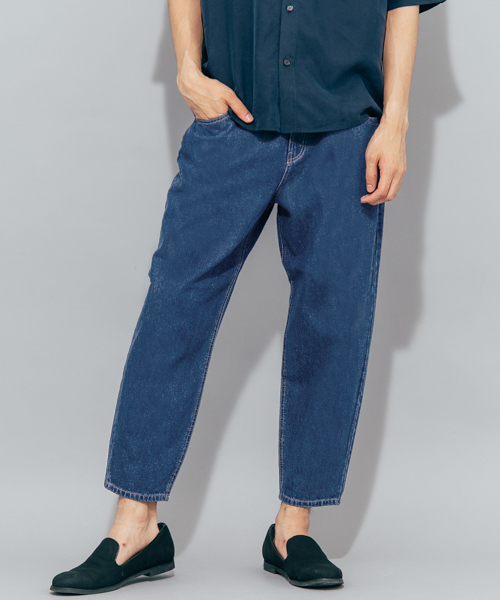 SENSE OF PLACE by URBAN RESEARCH（センスオブプレイスバイアーバンリサーチ）の「デニムクロップドパンツ（デニムパンツ・メンズ・ブラック・LARGE）」の4枚目の写真