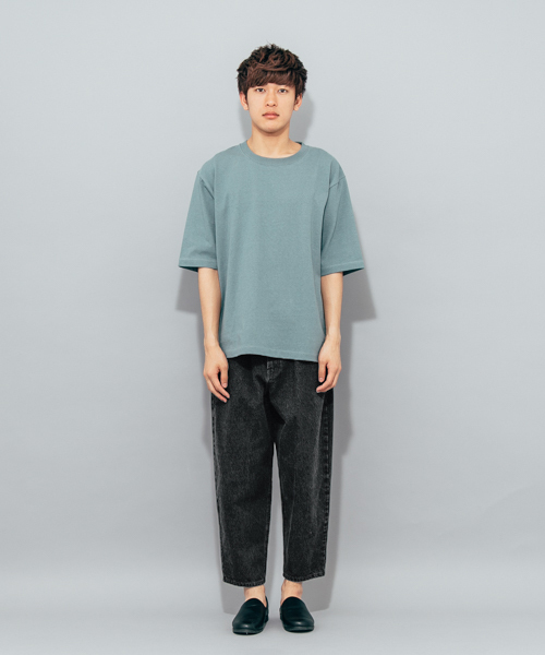 SENSE OF PLACE by URBAN RESEARCH（センスオブプレイスバイアーバンリサーチ）の「デニムクロップドパンツ（デニムパンツ・メンズ・ブラック・LARGE）」の2枚目の写真