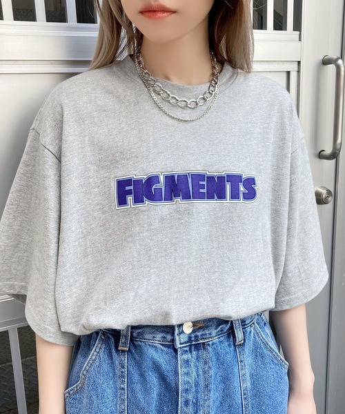 Figments（フィグメンツ）の「コミックロゴTシャツ（Tシャツ/カットソー・レディース・ブラック/ホワイト/グレー・MEDIUM/SMALL）」の3枚目の写真