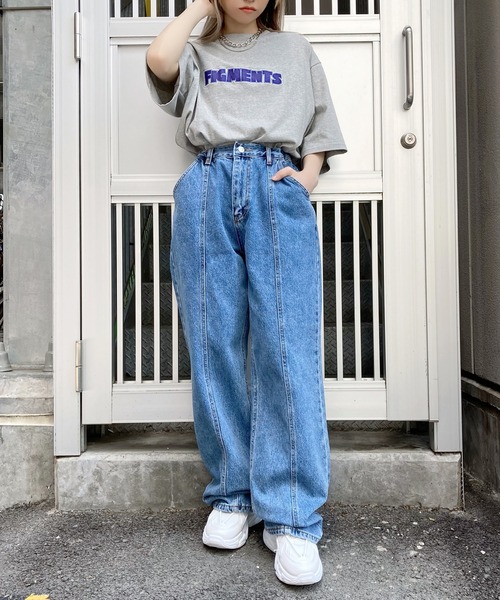 Figments（フィグメンツ）の「コミックロゴTシャツ（Tシャツ/カットソー・レディース・ブラック/ホワイト/グレー・MEDIUM/SMALL）」の10枚目の写真