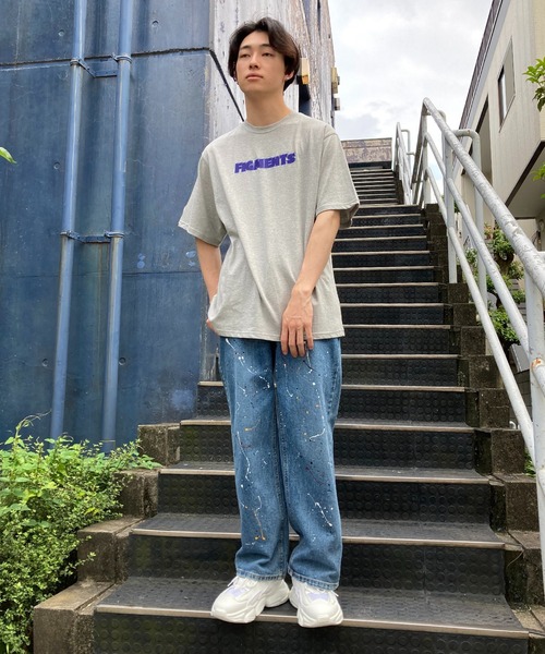 Figments（フィグメンツ）の「コミックロゴTシャツ（Tシャツ/カットソー・レディース・ブラック/ホワイト/グレー・MEDIUM/SMALL）」の20枚目の写真