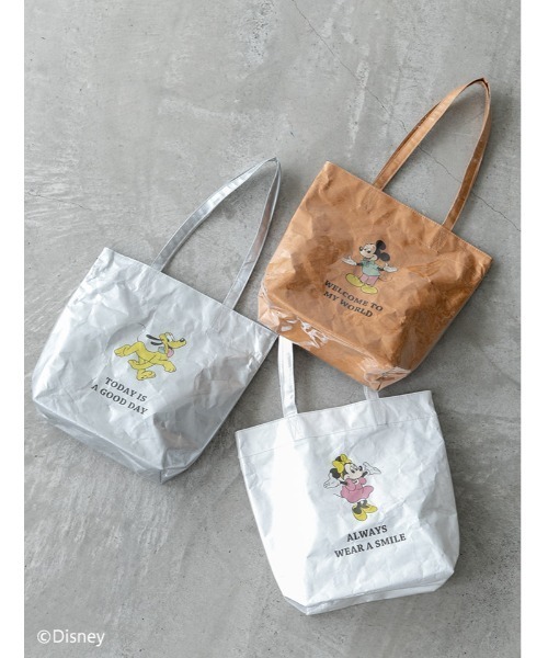 fifth(フィフス)の「【Disney】クラフトPVCトートバッグ(トートバッグ・レディース・ホワイト/ベージュ/シルバー・FREE)」の1枚目の写真