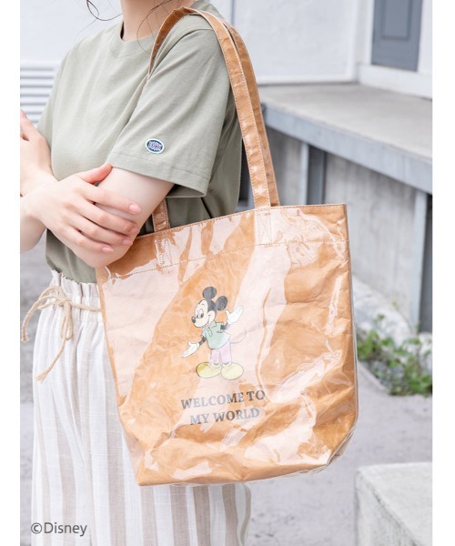 fifth(フィフス)の「【Disney】クラフトPVCトートバッグ(トートバッグ・レディース・ホワイト/ベージュ/シルバー・FREE)」の4枚目の写真