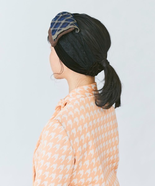 kaorinomori（カオリノモリ）の「カオリノモリ　ティッピヘアバンド（ヘアバンド・レディース・ベージュ/ブルー/ブラウン・FREE）」の12枚目の写真