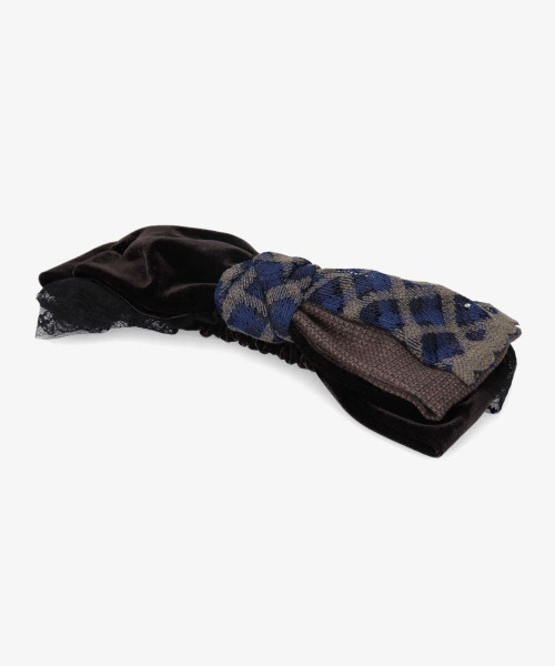 kaorinomori（カオリノモリ）の「カオリノモリ　ティッピヘアバンド（ヘアバンド・レディース・ベージュ/ブルー/ブラウン・FREE）」の16枚目の写真