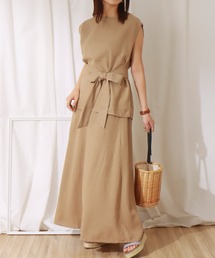 libelle more | 綿レーヨン麻スカートセットアップ(スカート)