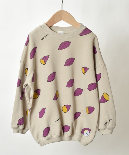 nicohrat（ニコフラート）の「ニコフラート やきいもビッグトレーナー（スウェット・キッズ・ベージュ/サンドベージュ/ブラウン系その他5・140cm/130cm/100cm/120cm/110cm/90cm）」の4枚目の写真