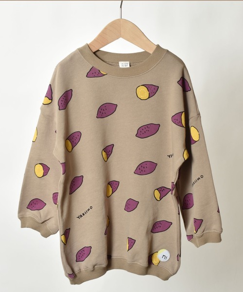 nicohrat（ニコフラート）の「ニコフラート やきいもビッグトレーナー（スウェット・キッズ・ベージュ/サンドベージュ/ブラウン系その他5・140cm/130cm/100cm/120cm/110cm/90cm）」の6枚目の写真